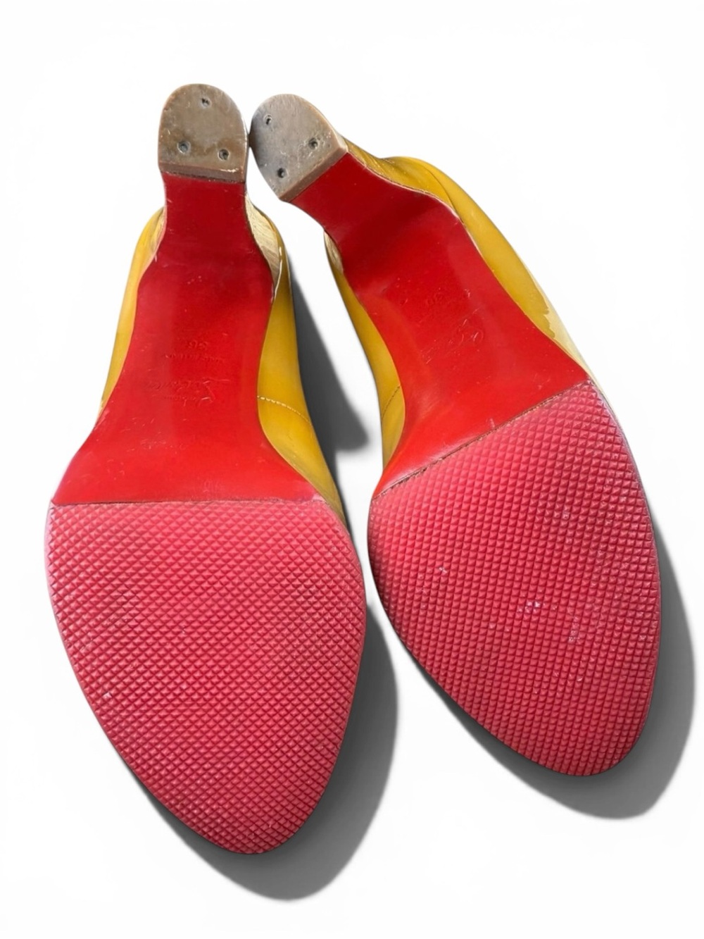 Christian Louboutin Patent Leather Peep Toe Pumps – - Picture 2 of 9